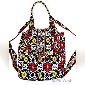 Vera Bradley Convertible Backpack purse in Sun Valley